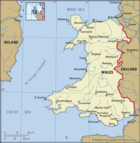 The Map Of Wales