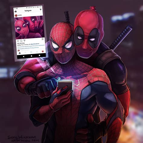 Guys Night Out By Sofiewikstromart On Deviantart Dead Pool Superhéroes Marvel Magníficos