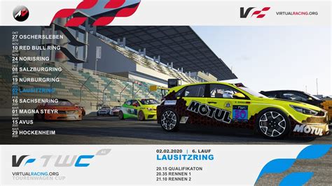 Assetto Corsa Vrtwc Ii Lauf Lausitzring Virtualracing Org