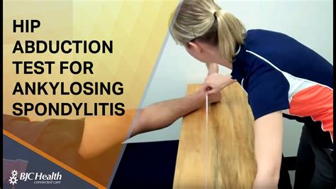 Hip Abduction Test For Ankylosing Spondylitis Youtube