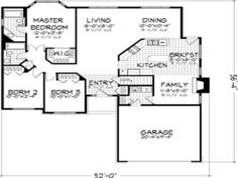 Which plan do you want to build? 3 Small House Bedroom 3 Bedroom House Floor Plans with ...