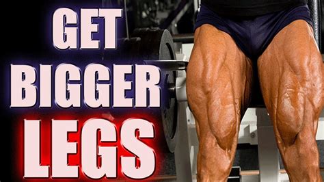 How To Get Bigger Legs Top 5 Exercise For Legs Full Leg Workout