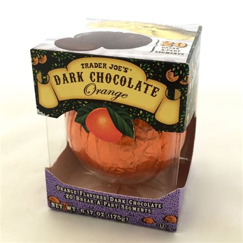 Trader Joes Orange Flavored Dark Chocolate Break A Part Segments