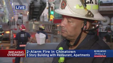 Fire Officials Provide Update As Crews Continue To Battle 2 Alarm Fire