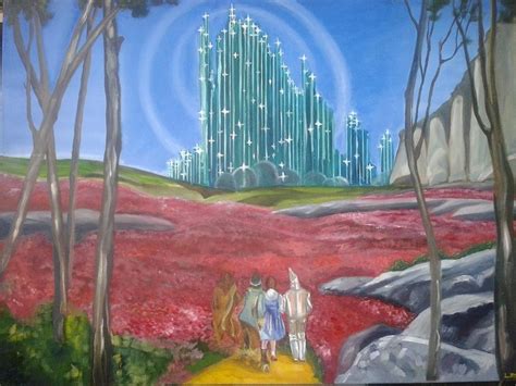 The Emerald City Wizard Of Oz Painting By Lynda Ryan Fine Art America