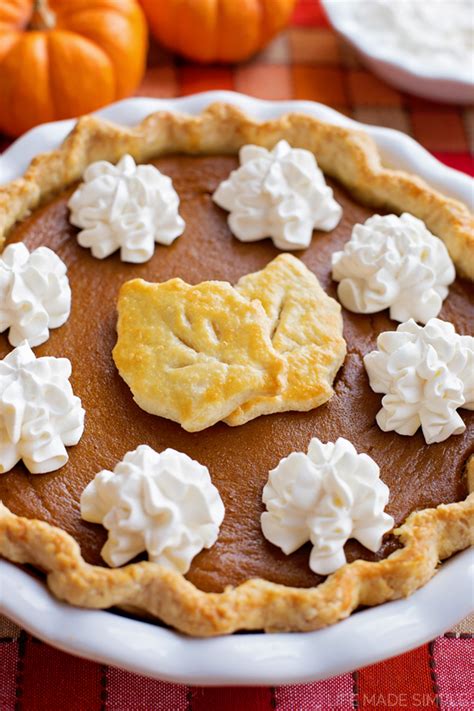 Perfect Pumpkin Pie Life Made Simple