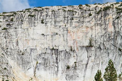 Granite Cliff In Northern Yosemite California Stock Photo Image Of