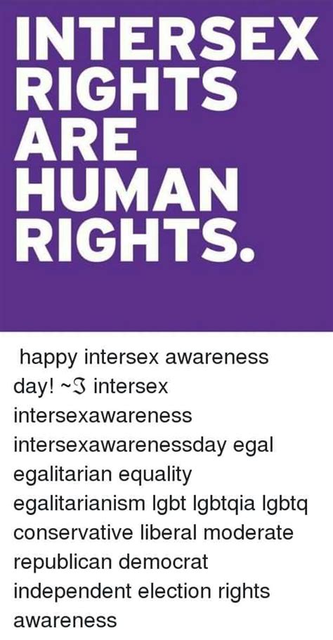 intersex rights are human rights happy intersex awareness day