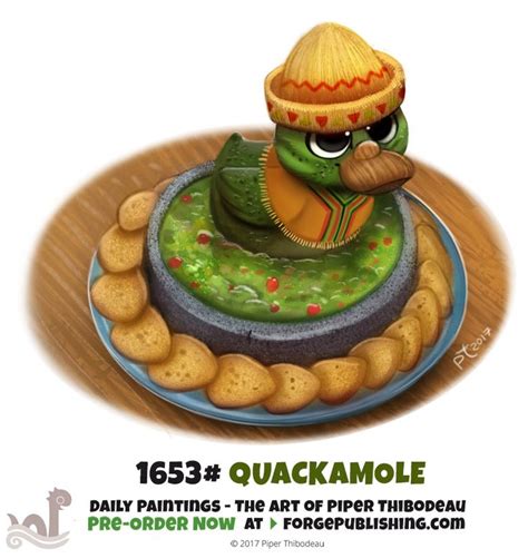 Artstation Daily Painting 1653 Quackamole Piper