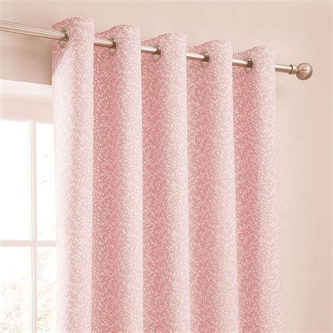 Annie Pink Thermal Eyelet Curtains Curtains Pink Curtains Pink