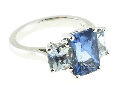 Peter Suchy Light Blue Sapphire Platinum Ring For Sale At 1stdibs