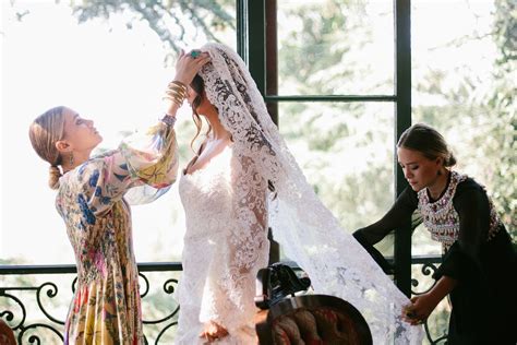 The Olsens First Wedding Dress Is The Stuff Of Bohemian Fantasy Racked