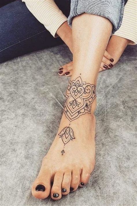 Trendy Ankle Tattoo For Women Ankle Tattoos For Women Ankle Bracelet Tattoo Foot Tattoos