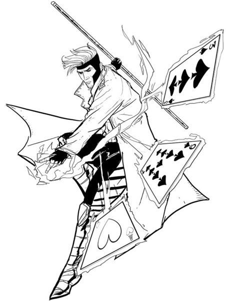 Rogue X Men Coloring Pages Coloring And Drawing