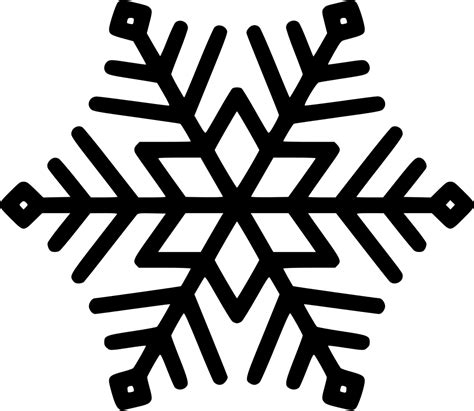 Snowflake Svg Png Icon Free Download (#558486) - OnlineWebFonts.COM