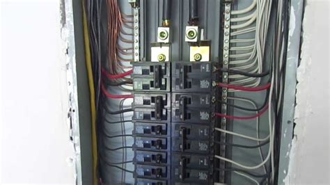 Thompson Home Inspections Evaluation Of An Electric Panel Youtube