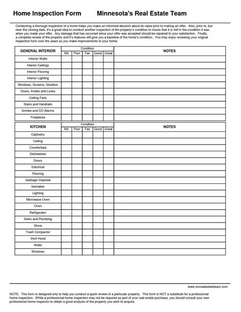Excel Inspection Report Templates