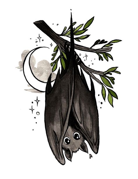 Illustration Bat Art Halloween Art Cute Art