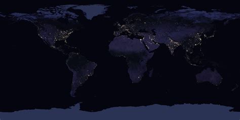 New Global Map Of Earth At Night Human World Earthsky