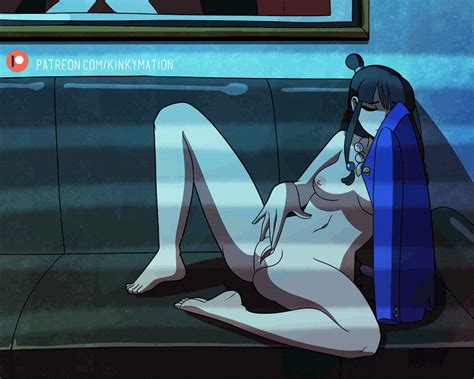 Kinkymation Maya Fey Ace Attorney Animated Animated  1girl Black Hair Breasts
