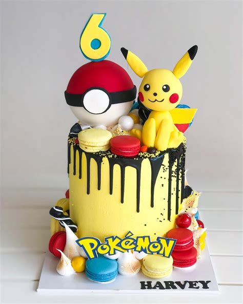 Deliciousbysara On Instagram “pikachu Cake For Harvey Happy 6th