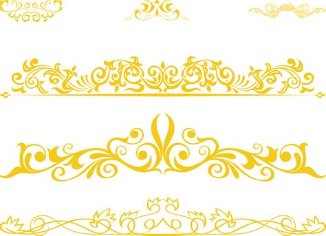 Ornament Vector Png Gold Risakokodake