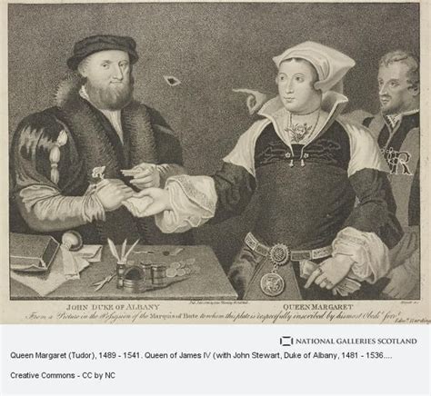 Birrell Queen Margaret Tudor 1489 1541 Queen Of James Iv With John Stewart Duke Of