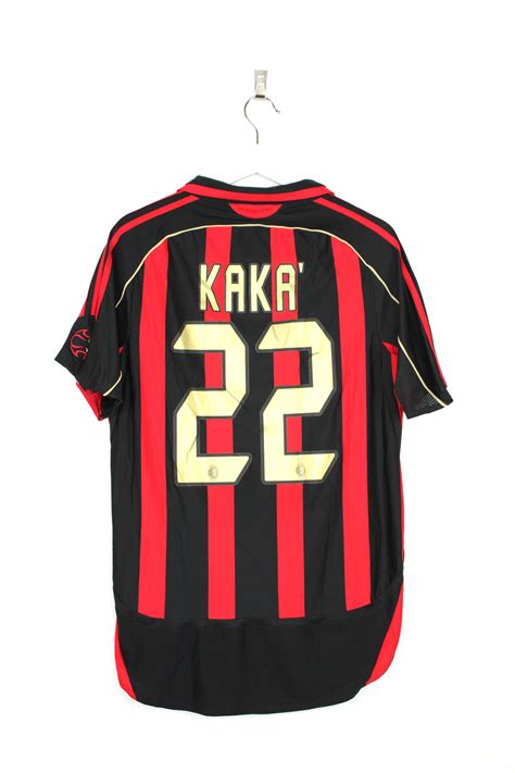 2006 07 Ac Milan Home Jersey 22 Kaka S Rb Classic Soccer Jerseys