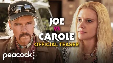 Official Peacock Original Teaser For The New Series “joe Vs Carole
