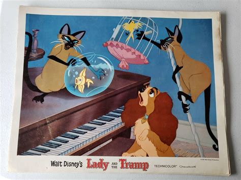 Lady And The Tramp Peggy Lee Walt Disney 1962 Re Release Lobby Card 545