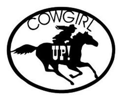 Cowgirl Up Decal