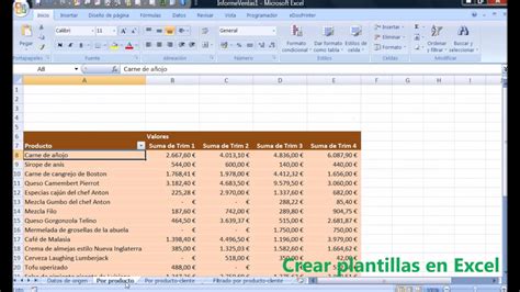 Trucos De Excel Crear Plantillas En Excel Youtube