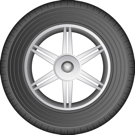 Car Tyre Clipart Design Illustration 9342139 Png