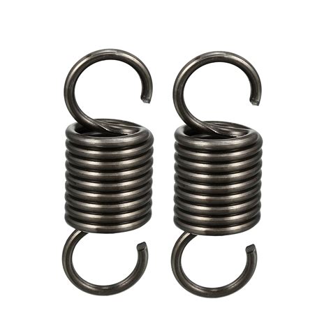 25x20x60mm Stainless Steel Small Dual Hook Tension Spring 2 Pcs