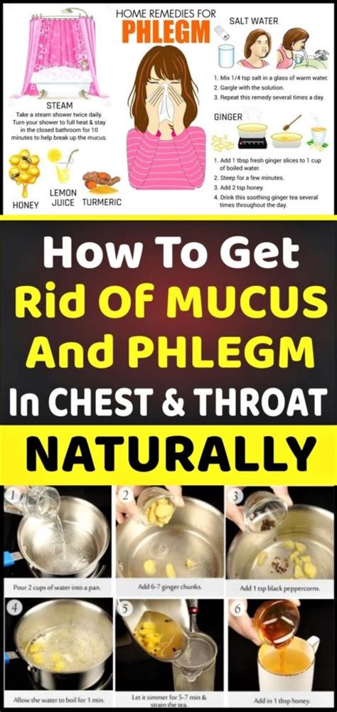 How To Get Rid Of Phlegm And Mucus In Chest And Throat Naturally