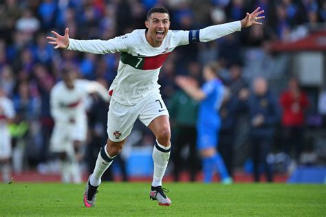 Cristiano Ronaldo Wins 200th Portugal Cap Scores 123rd Goal Futbol