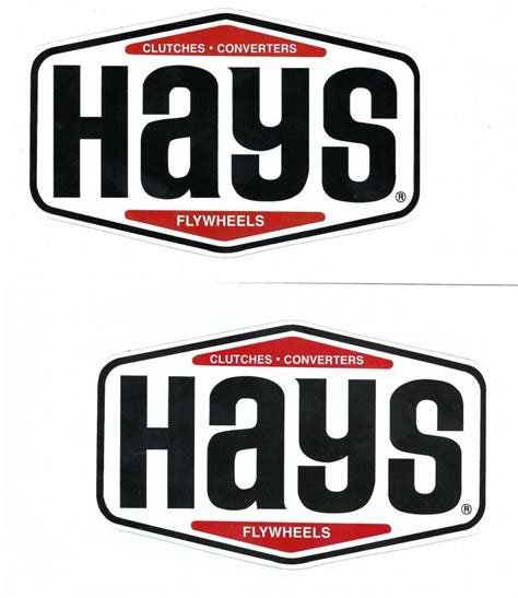 Hays Racing Decals Stickers Paired Crashdaddy Racing Decalscrashdaddy