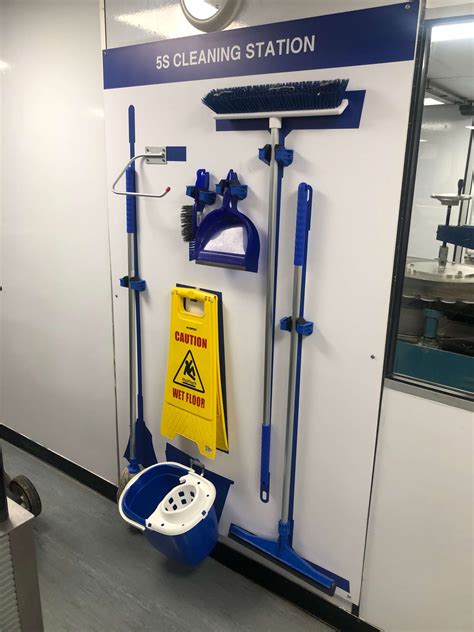 Shadow Board Cleaning Station Fully Stocked Xl Lean 5s Products Uk