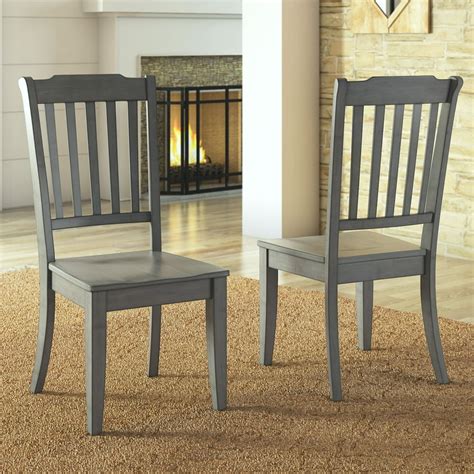 Weston Home Farmhouse Wood Dining Chair With Spindle Back Set Of 2