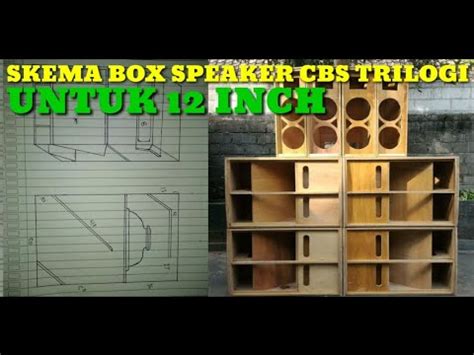 Skema dan cara membuat box miniatur line array 4 inch. Skema Box Speaker 4 Inch Cbs