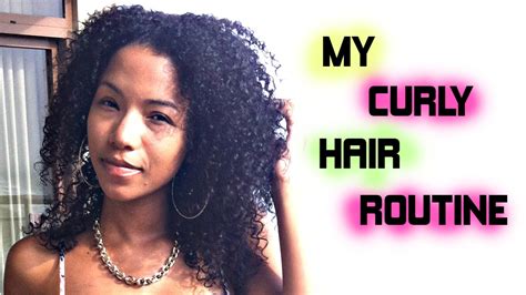 Natural Hair Big Curly Hair Tutorial YouTube