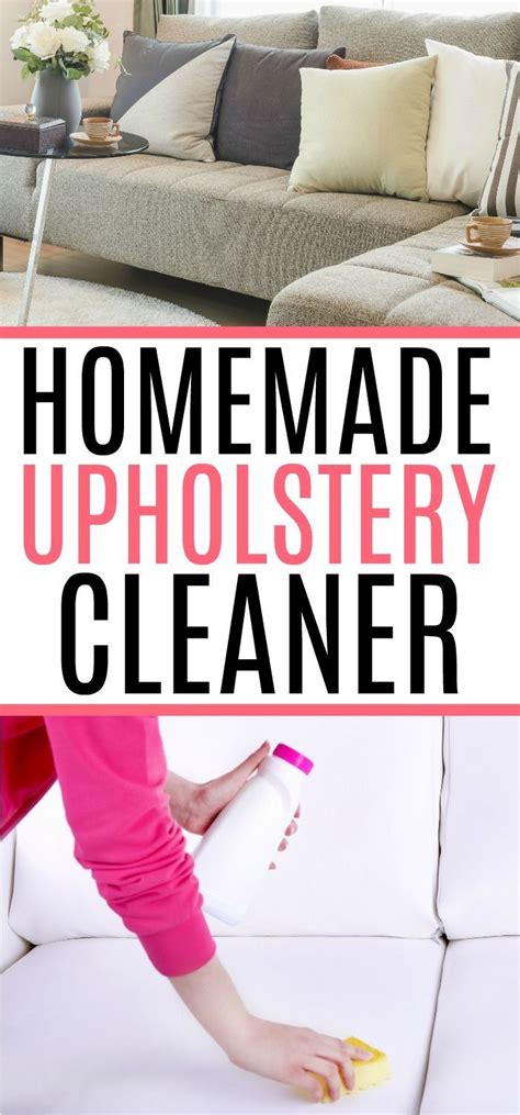This mixture doesn't offer the best solution for heavy, oily stains. Homemade Upholstery Cleaner | Homemade upholstery cleaner, Upholstery cleaner, Diy upholstery ...