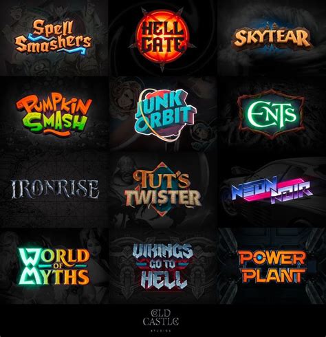 For Hire Design Studio Specalized In Game Logos Gui Gamedevclassifieds Game Logo Game