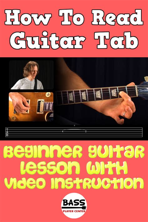 Discover how to jump start your bass playing with the bab beginners starter pack & take your playing to the next level. How To Read Guitar Tabs - Bass Player Center