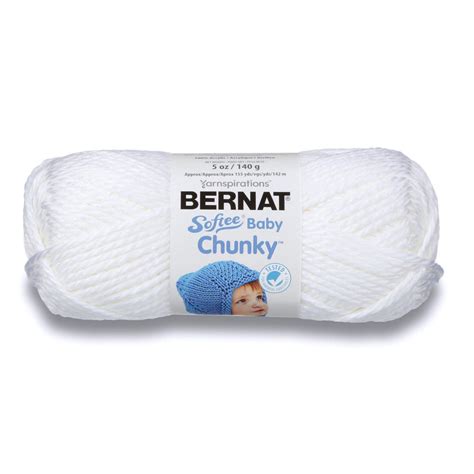 Bernat Softee Baby Chunky Yarn140g5oz Fluffy Cloud White Walmart