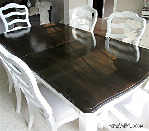 Tutorial On Refinishing A Wood Veneer Table Top Using Paint And Wood