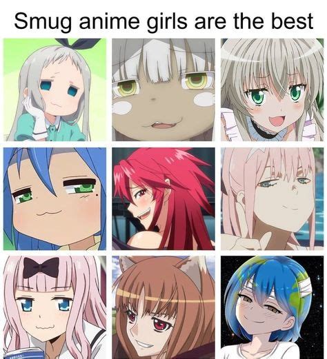 35 Ridiculous Smug Anime Faces That Will Make Your Day Funny Cute