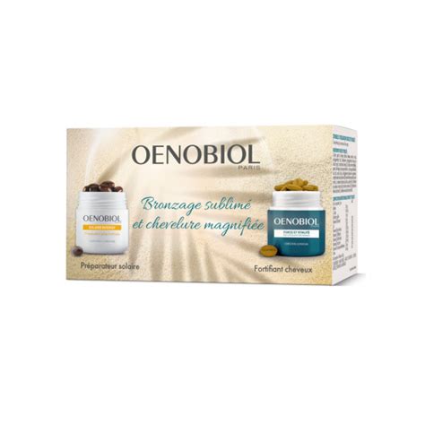 Oenobiol Duo Préparateur Solaire Fortifiant Cheveux Lot De 30