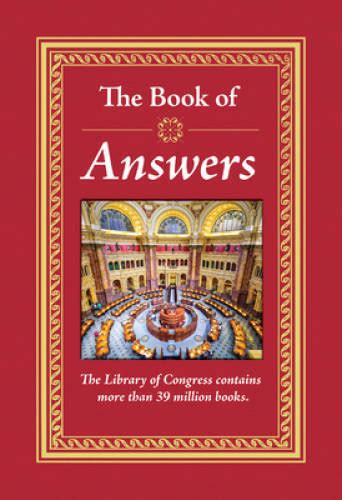 The Book Of Answers Hardcover By Publications International Ltd
