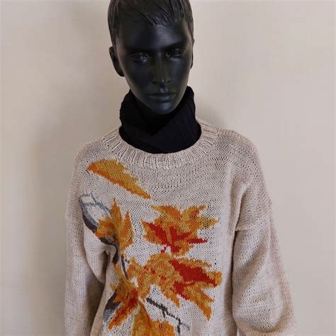 Fall Leaves Sweater Patterns